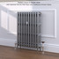 CI-SH745-10-MET-SILVER-LS01 - Shelbourne 3 Column Victorian Cast Iron Radiator H745mm x W894mm CI-SH745-10-MET-SILVER-LS01 - Shelbourne 3 Column Victorian Cast Iron Radiator H745mm x W894mm